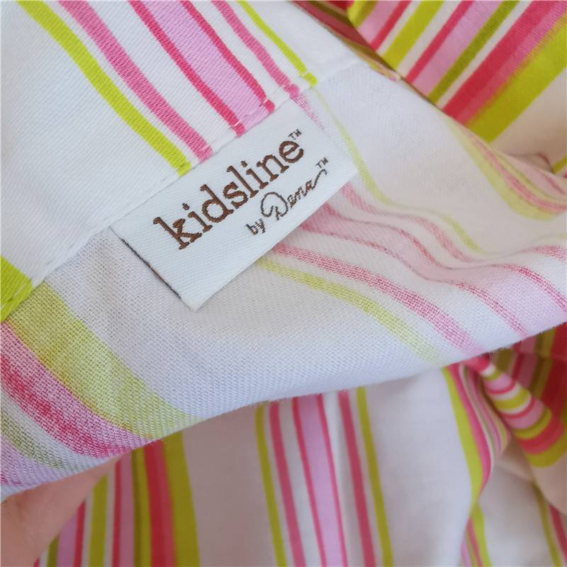 Rainbow strip ~ Exit original simple cotton curtain curtain coffee half curtain Fengshui curtain Children's pastoral versatile
