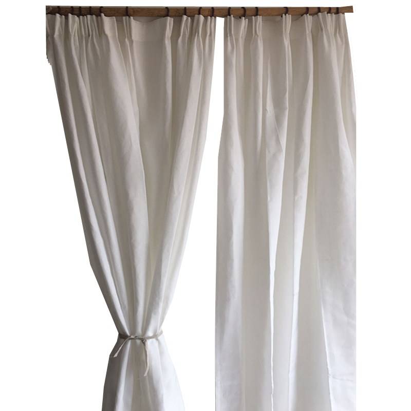 Curtain Winfold Bamboo Step Pure Color Bed White Living Room bedroom Simple and Modern Special offer Customized