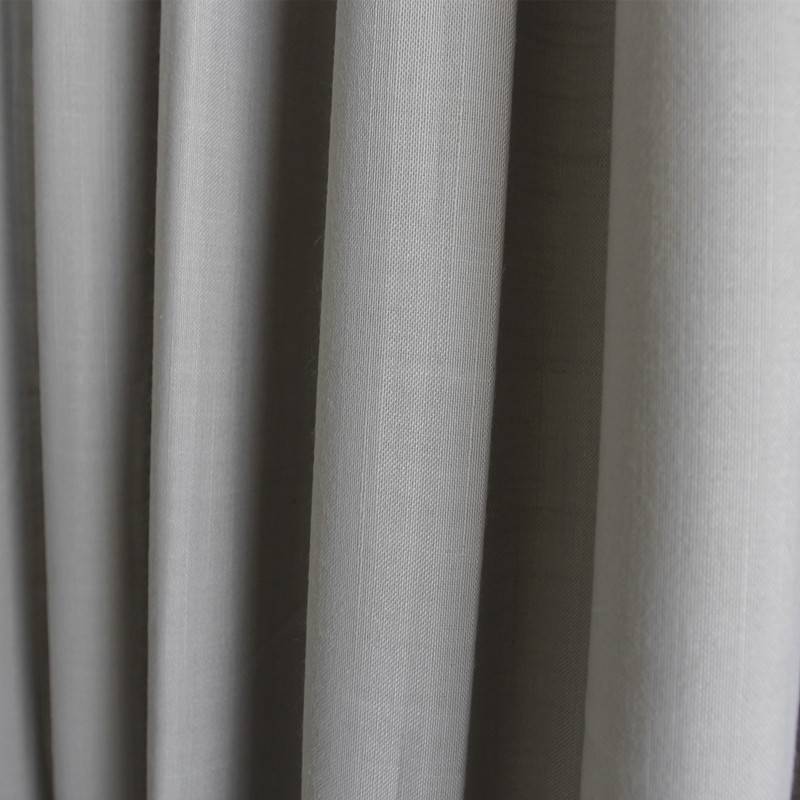 Hook -free punching curtains can customize the finished product to land on the balcony half -shading, simple pure color polyester flax bay window