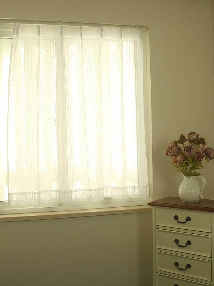 White screen curtain export finished European -style window screen court