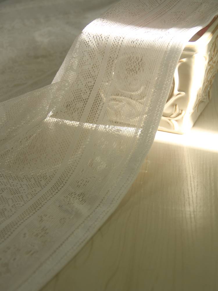 White screen curtain export finished European -style window screen court