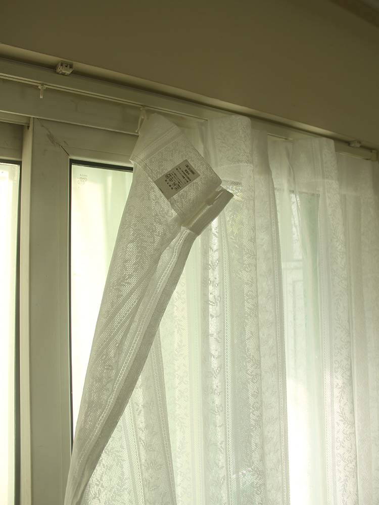 White screen curtain export finished European -style window screen court