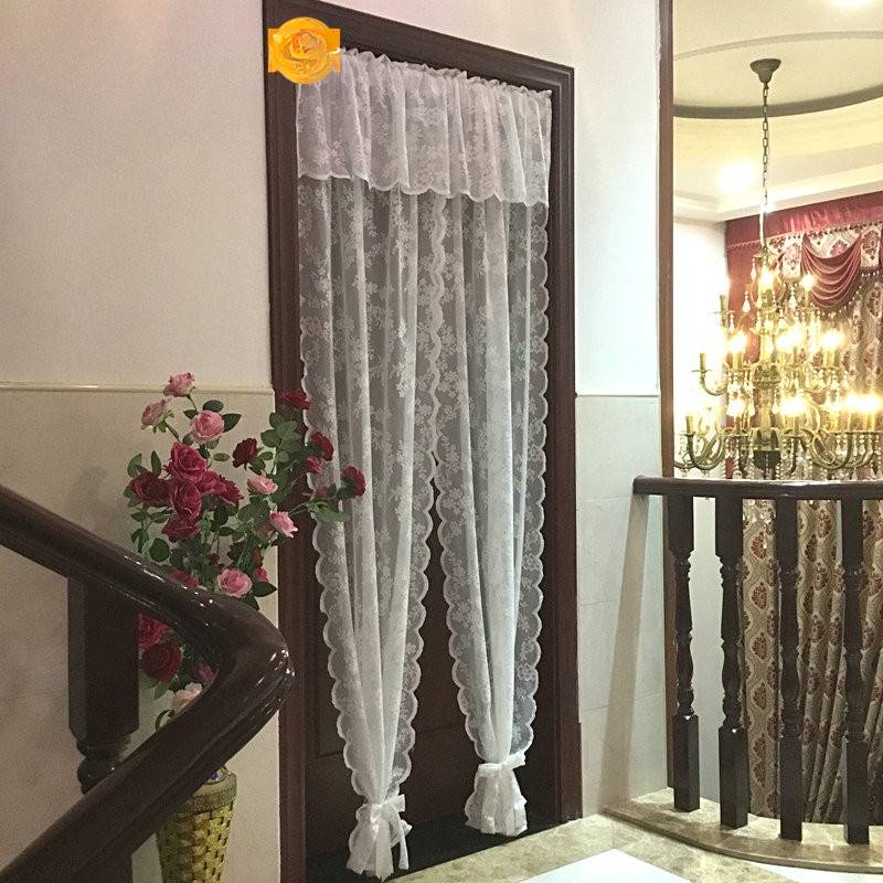 Rose screen curtain inland French Light luxury