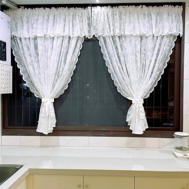 Rose screen curtain inland French Light luxury