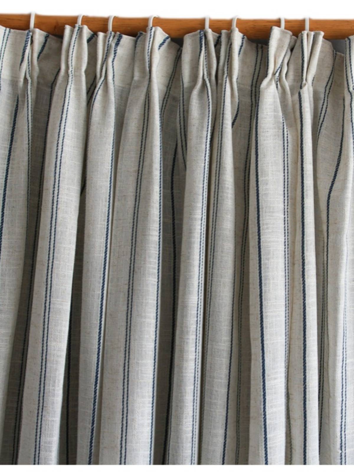 Simpling simple modern hemp curtain finished product