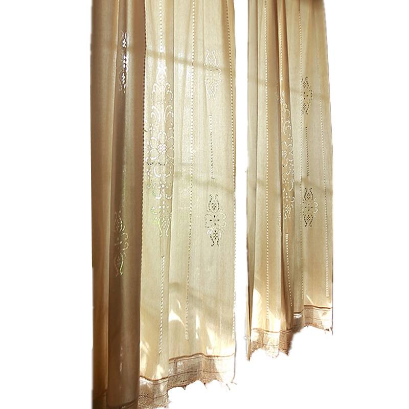 Exit the Mediterranean American French French Cotton and Maqin Lock bedroom Living room finished curtain outside the single Roman curtain