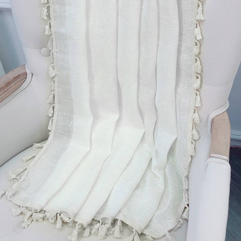 Fresh linen love curtain says that Nordic curtains