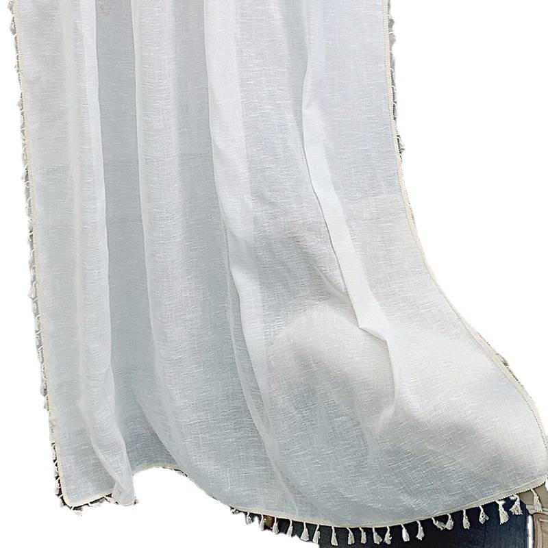 Fresh linen love curtain says that Nordic curtains