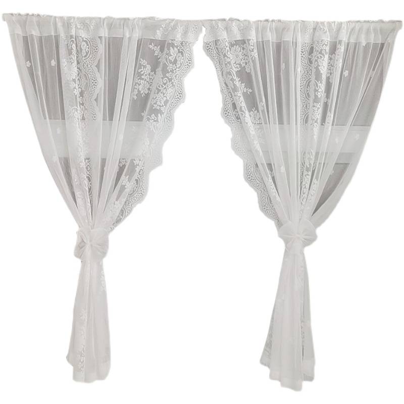 Pastoral wind partition exemption installation to install rod curtains