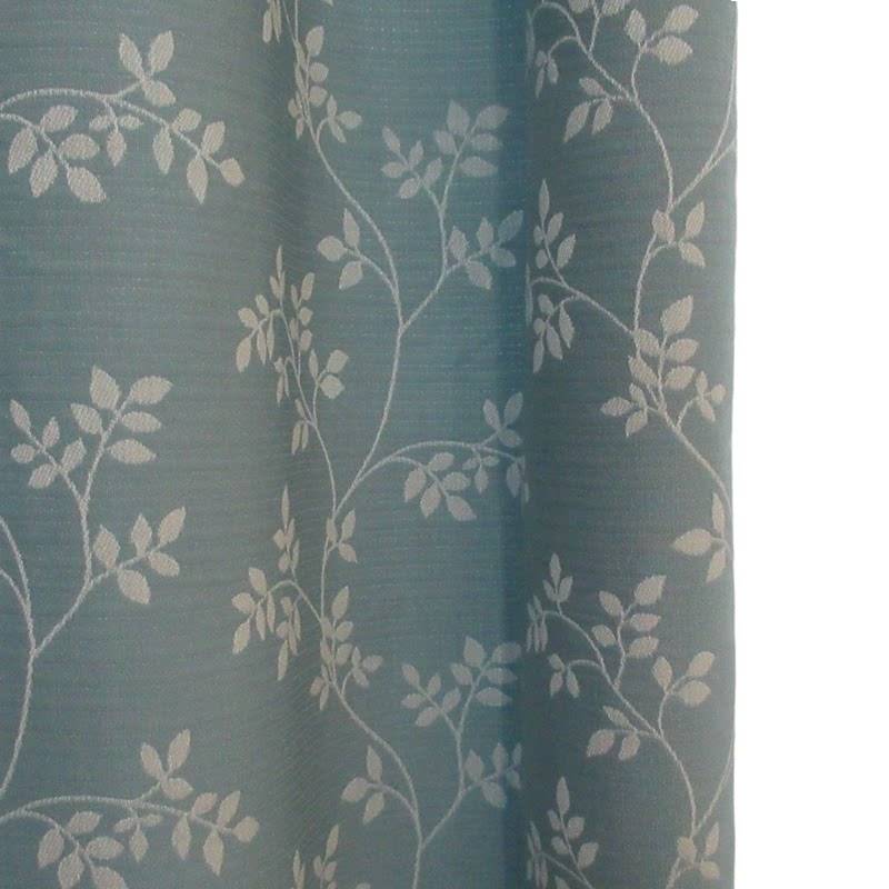 Product curtain blue fresh leaf fabric American thick polyester cotton warming the windshield exit curtain