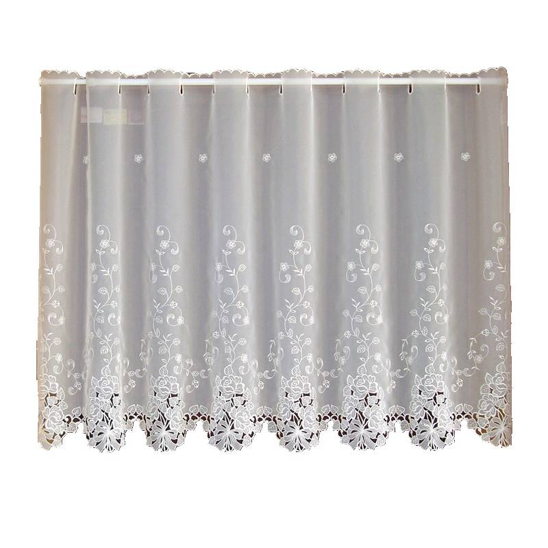 Wearing a curtain Mid curtain window curtain curtain embroidery Japanese screen curtain cloth curtain curtain finished curtain kitchen curtain coffee curtain