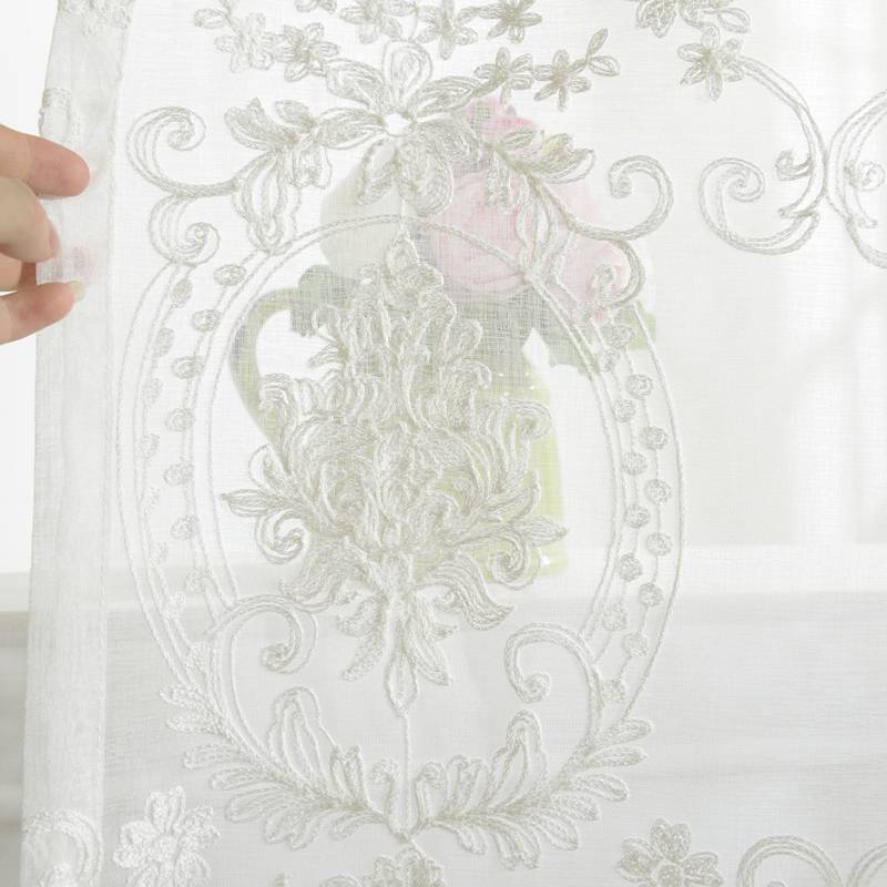 French retro simple European curtains wear special embroidery