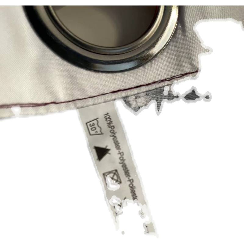 Exit City Night View Patterns Heavy Industry Embroidered Flash Print Curtain 135x245cm
