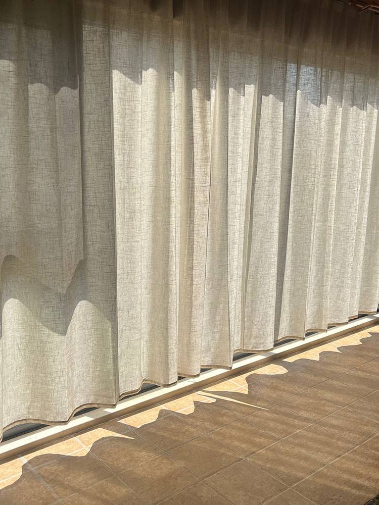 Export simplicity linen finished curtain