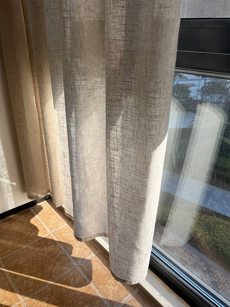 Export simplicity linen finished curtain