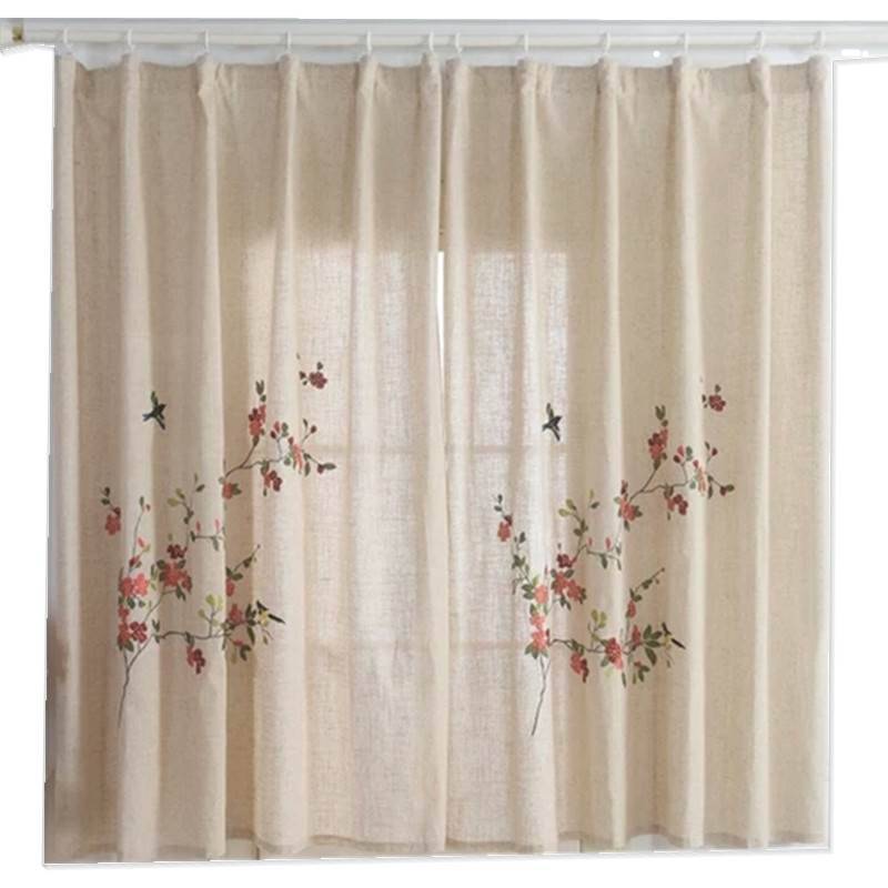 Original Single Clear Warehouse Great Embroidery Embroidery Custom Win -Wing Bay Window Boat Balcony Balcony Overwhelming Products Curtain