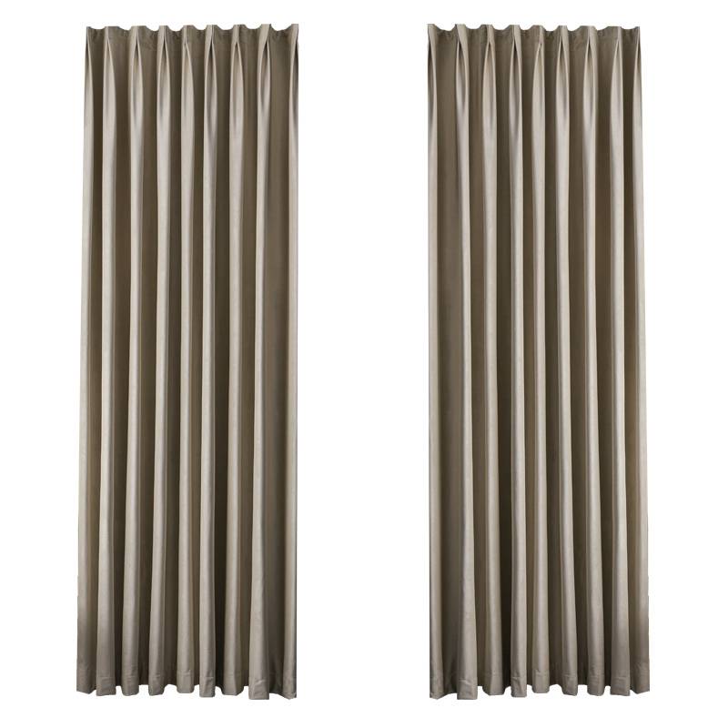 The bedroom living room hook -type insulation cotton and linen full shading cloth