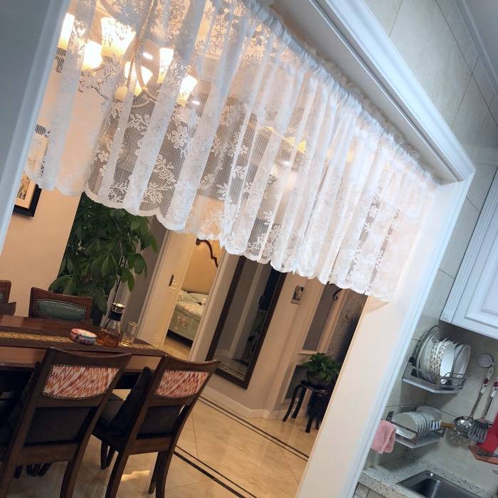 American finished curtain baying curtain special offer curtain curtain Pastoral half curtain kitchen partition curtain small show curtain coffee curtain