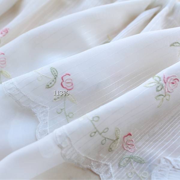 Speed with buds to put the finished garden curtain double -layer coffee curtain kitchen curtain half curtain cabinet curtain penetration