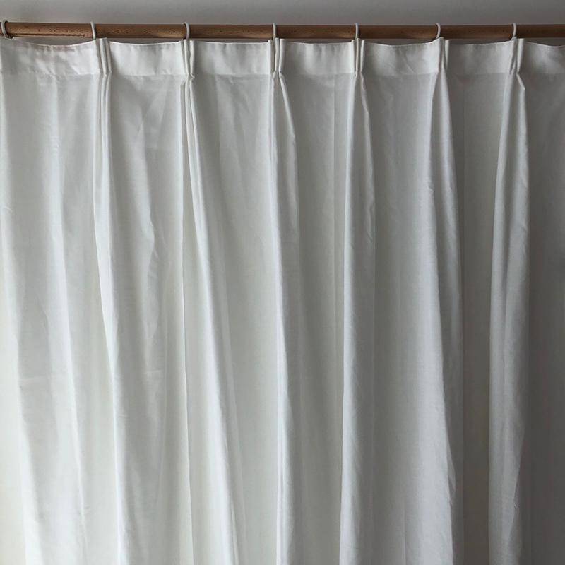 Treatment of finished curtains White half -shading bamboo linker hook living room balcony bedroom can be customized and simple