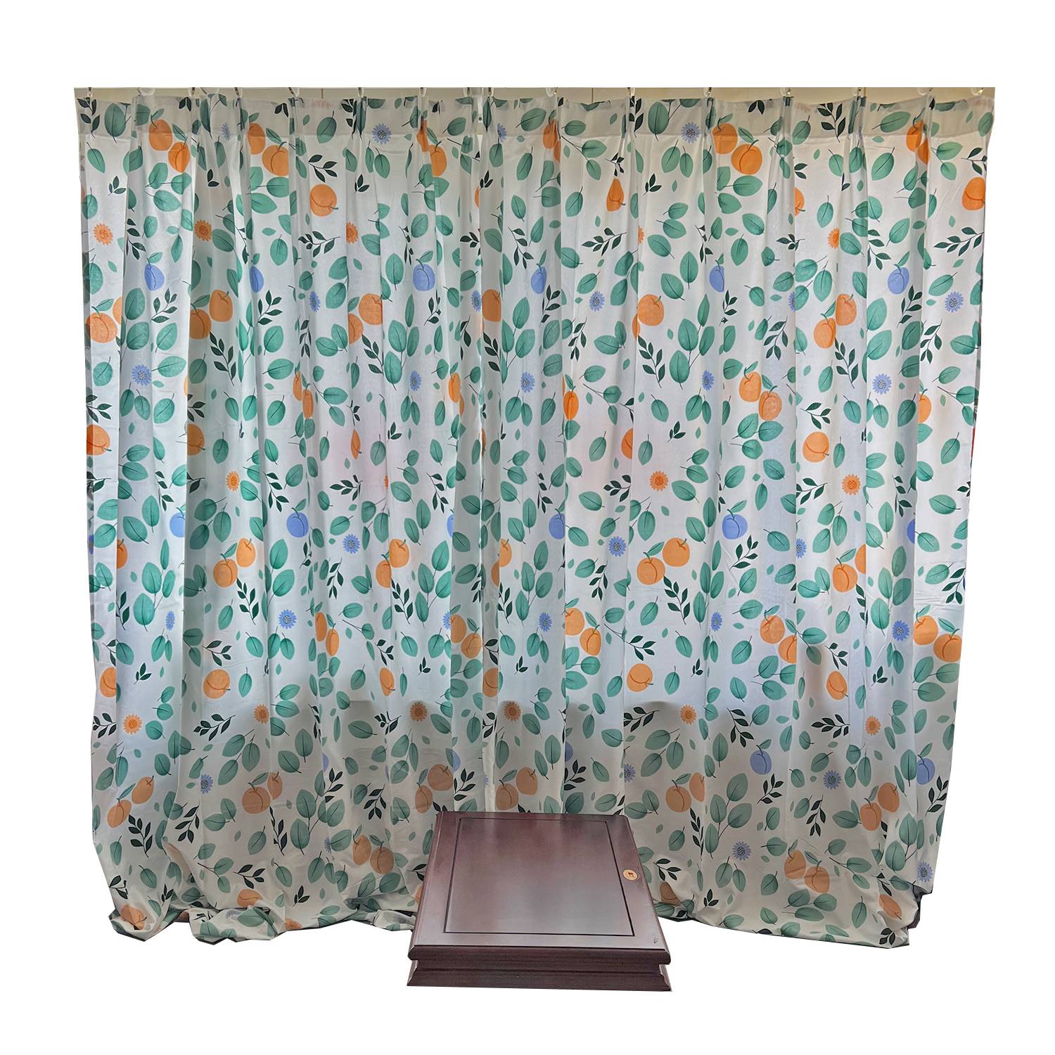 Baying window half -curtain indifferent rural wind curtains