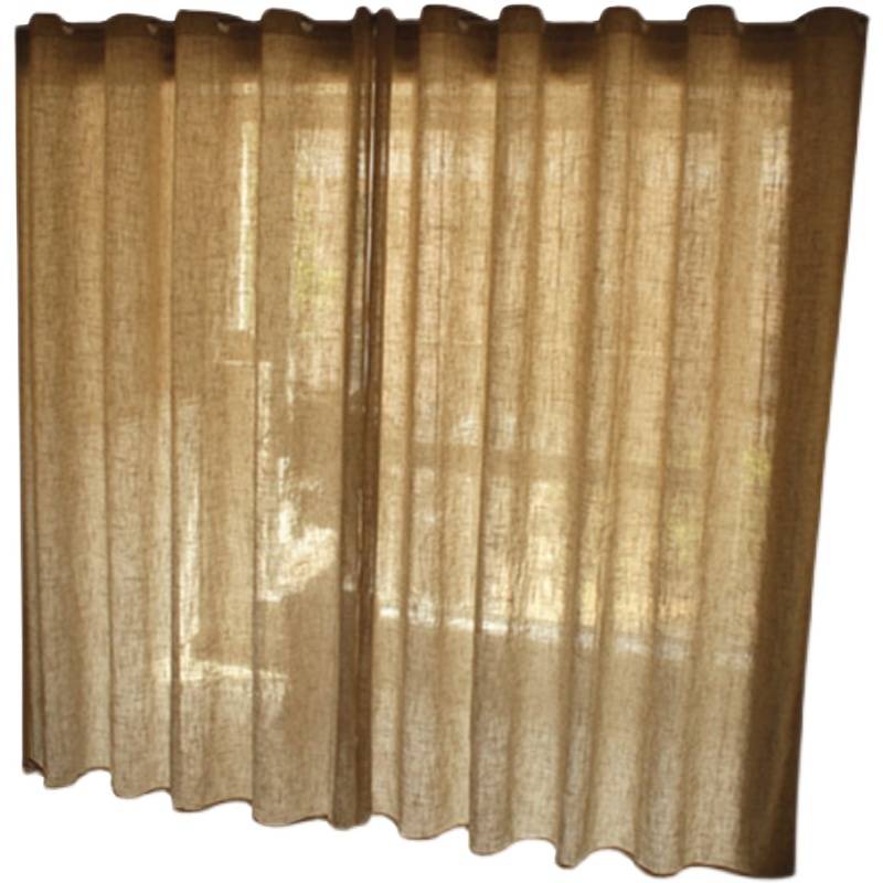 Treatment of export flax cloth special products finished curtains