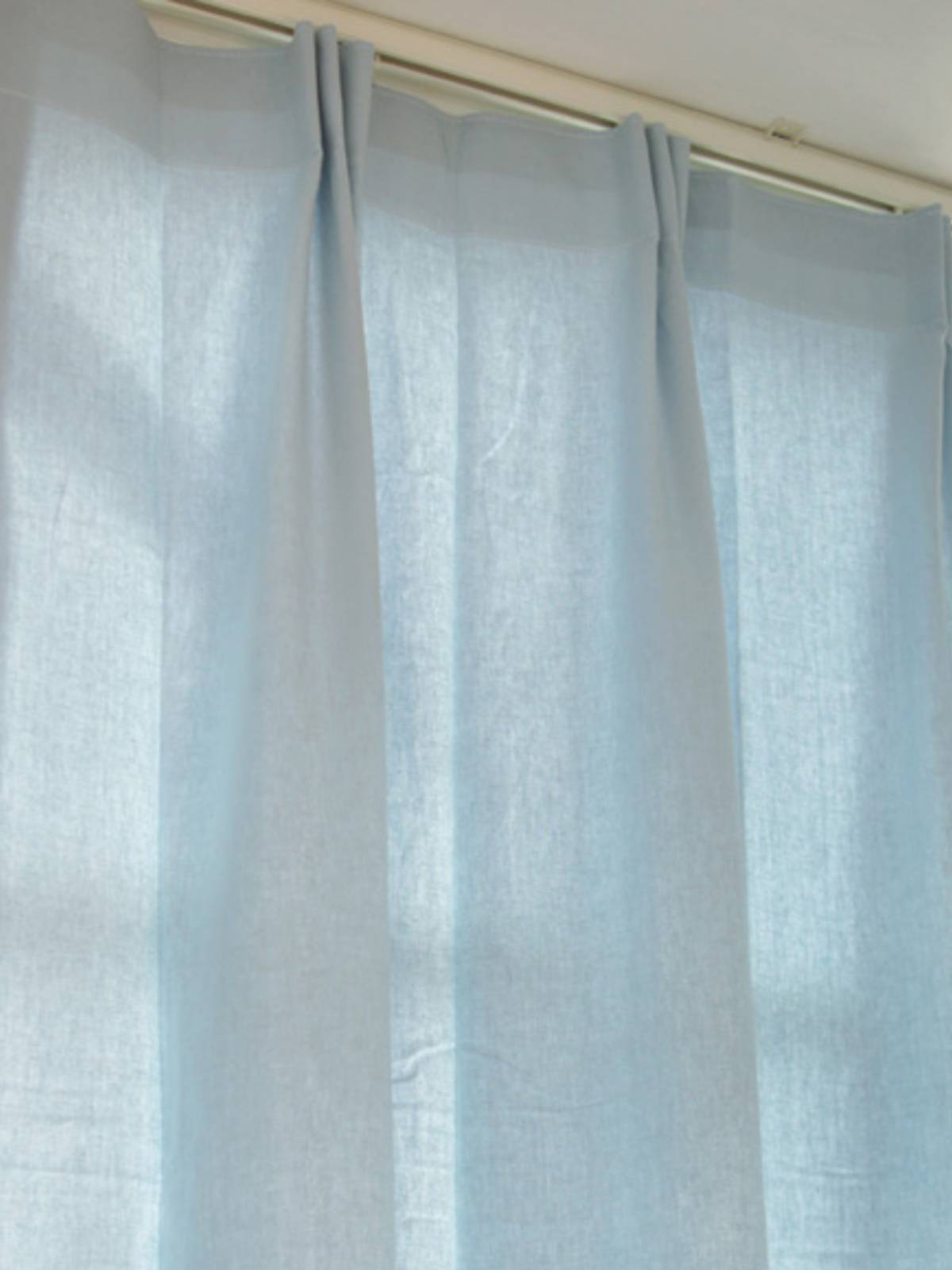 Mediterranean style linen stitching semi -shading curtain