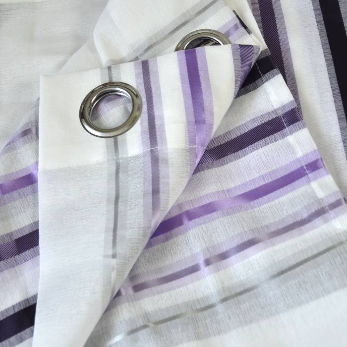 Striped finished product punching curtain inlaid stripe window screen curtain fabric partition decoration decorative curtain special price
