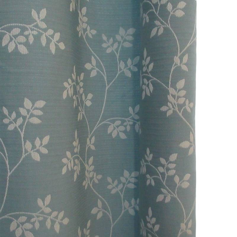 Speed finished curtain blue fresh leaf fabric American thick polyester cotton warming warm windshield export