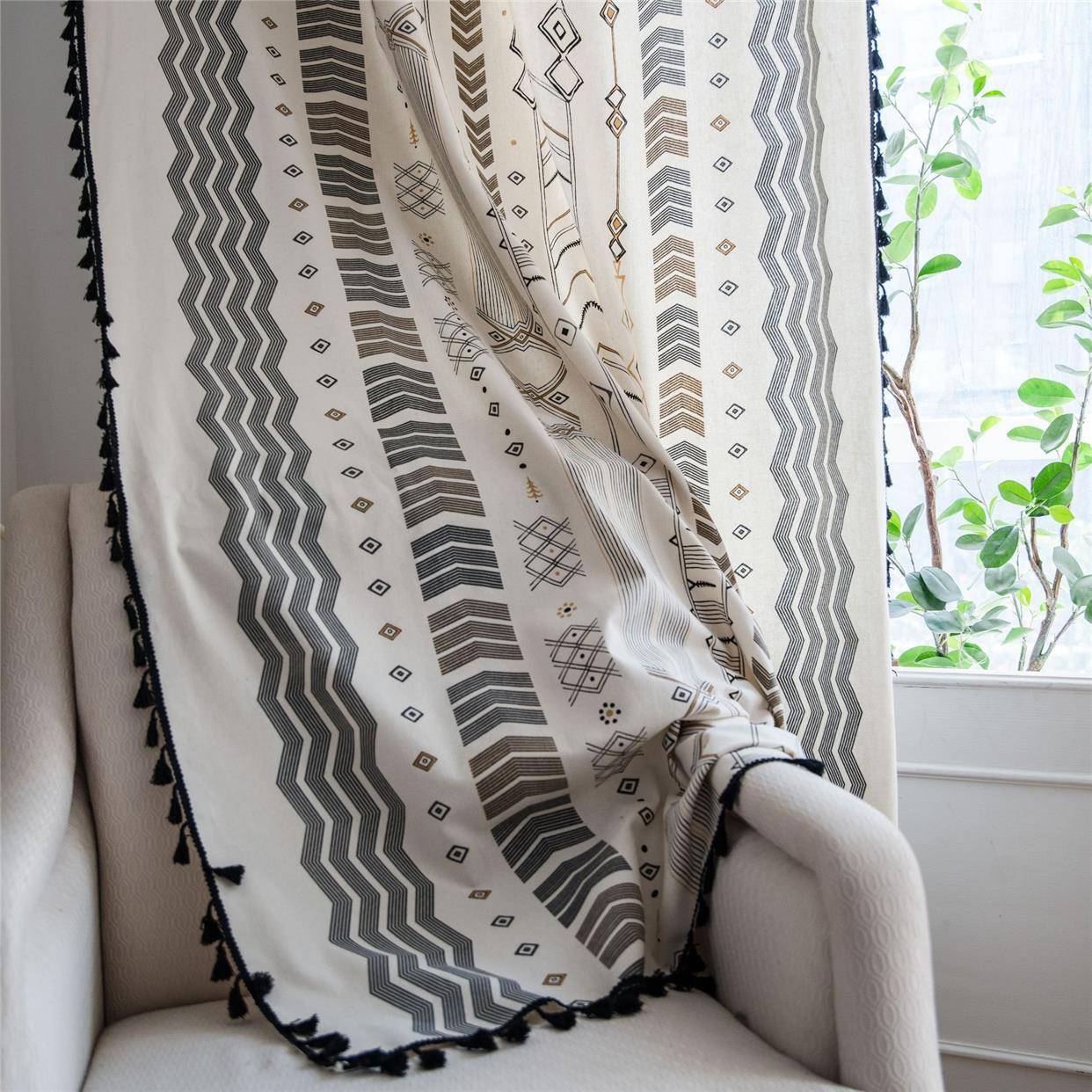 Flat Subsidon Piece Cutting Curse Curtain Steel cloth Modern living room bedroom Factory Factory Factory Factory
