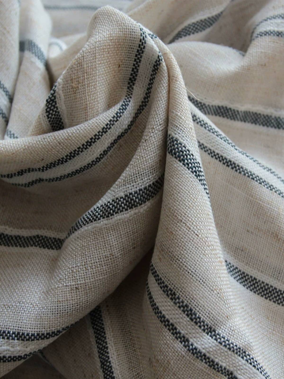 Half -shading linen strap curtain