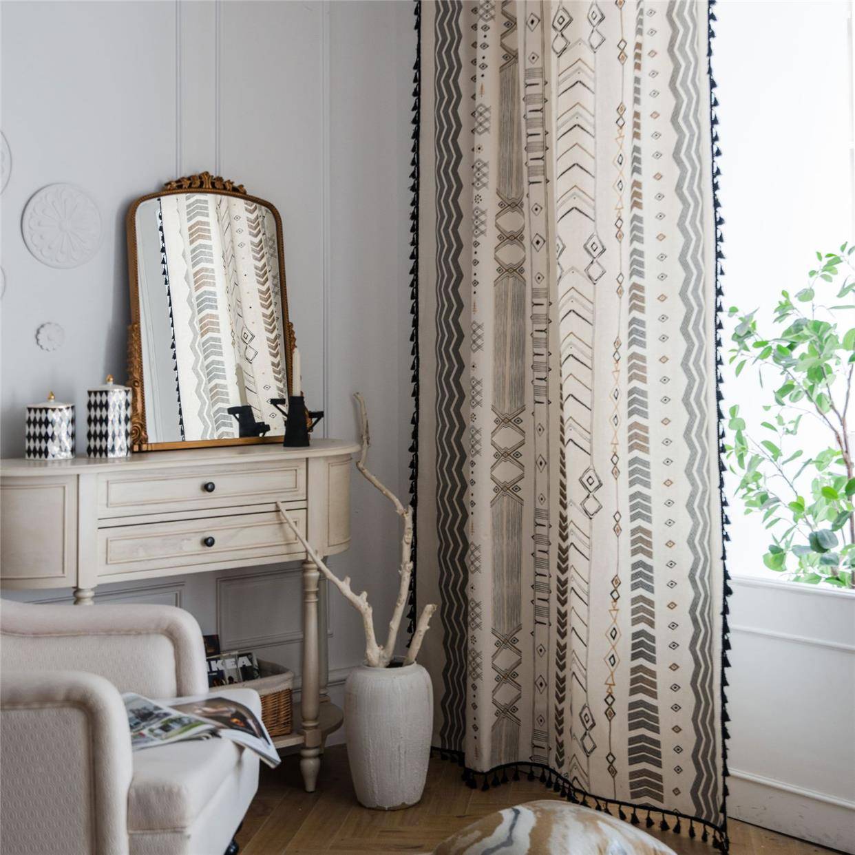 Flat Subsidon Piece Cutting Curse Curtain Steel cloth Modern living room bedroom Factory Factory Factory Factory