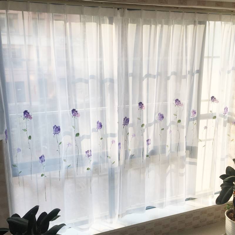Exit French simplicity and modern wind custom curtain