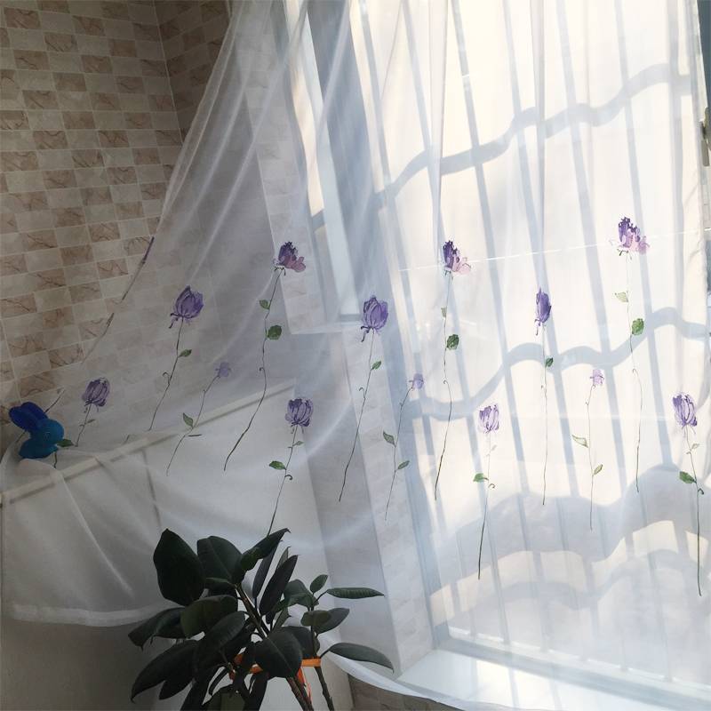 Exit French simplicity and modern wind custom curtain