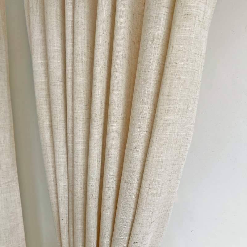 Cotton bedroom curtain window screen landing guest shading finished linen linen linny linked hemps clearance study