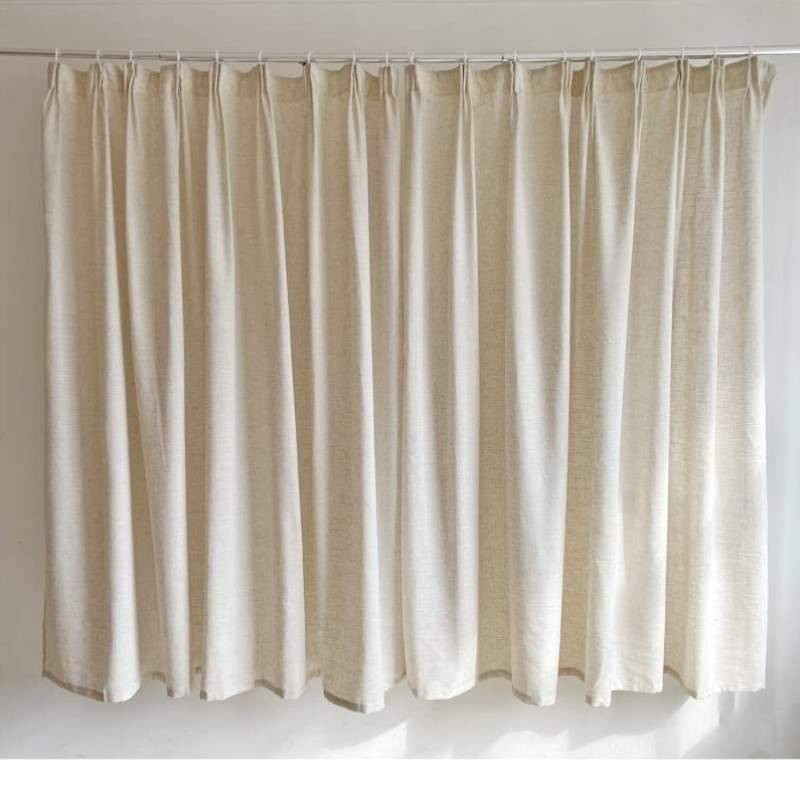 Cotton bedroom curtain window screen landing guest shading finished linen linen linny linked hemps clearance study