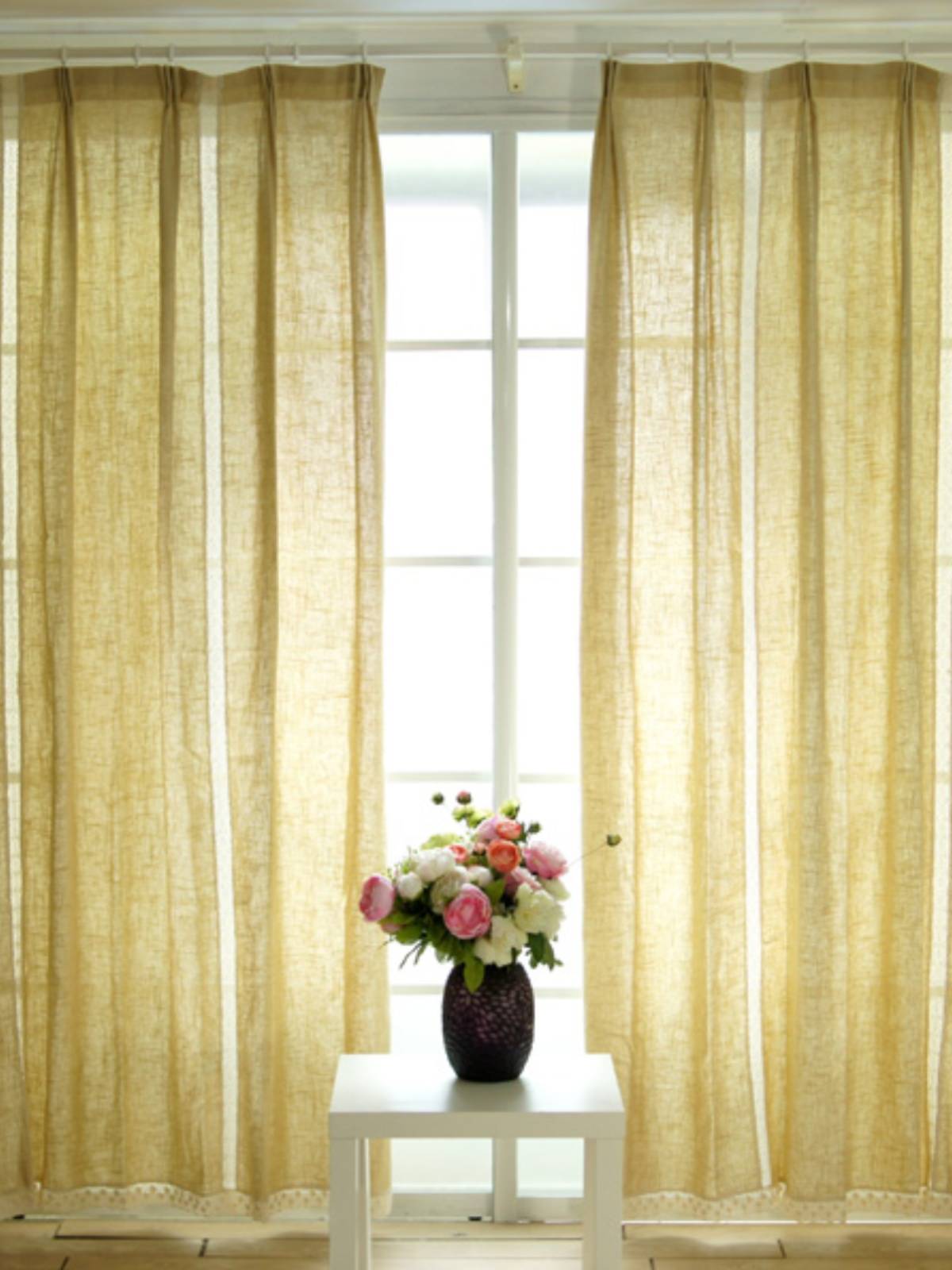 Mabukaki color American rural style literary and artistic fan curtain