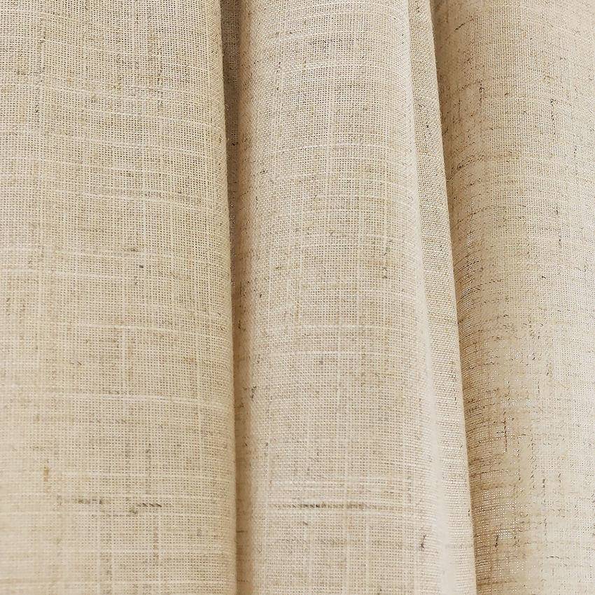 Products Clear Warehouse Linen Curtain Magic Still Bedroom Half -shading Wooded Pole Install Cotton and Majesty Curtain