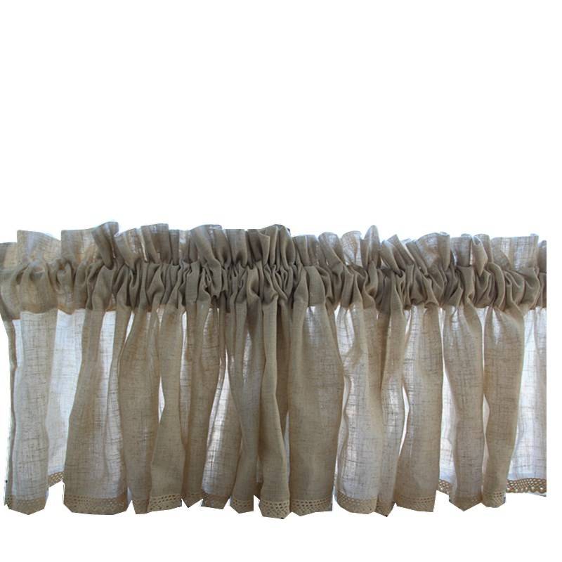 Curtain finished product, linen toilet kitchen half curtain short curtain, curtain curtain room small curtain curtain head finished product