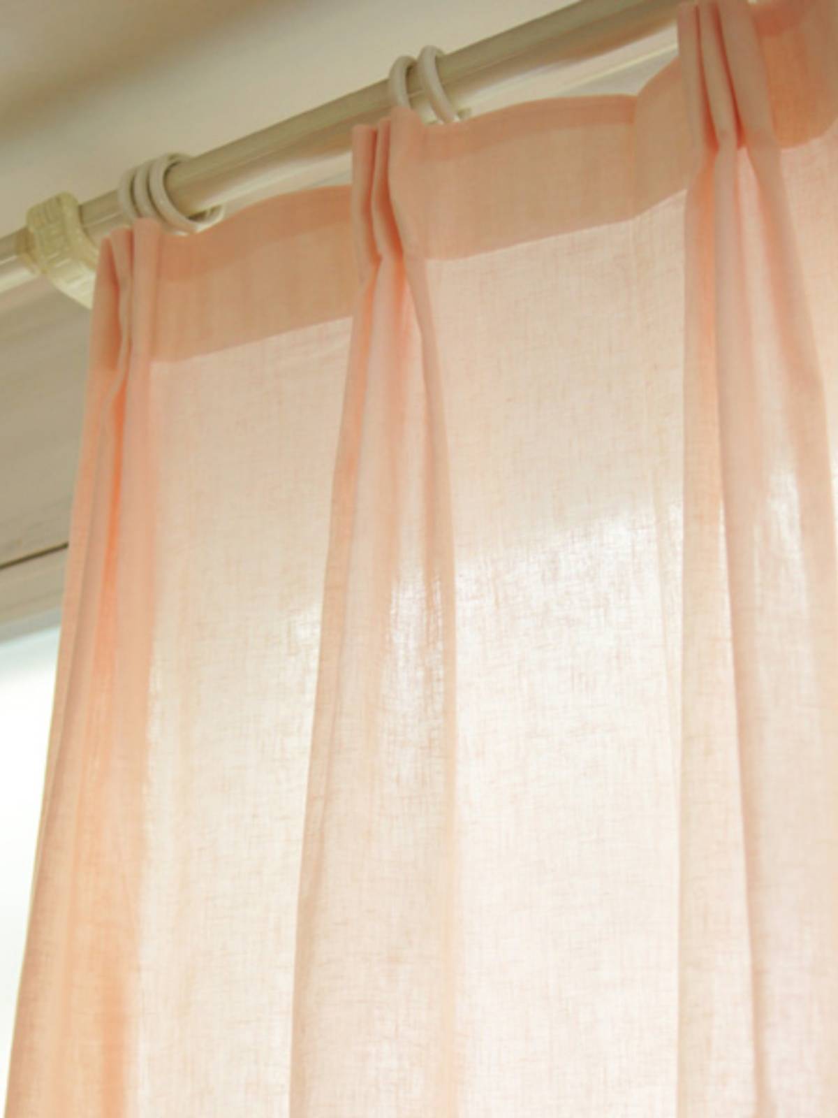 Retro pure cotton pink French style villa curtain