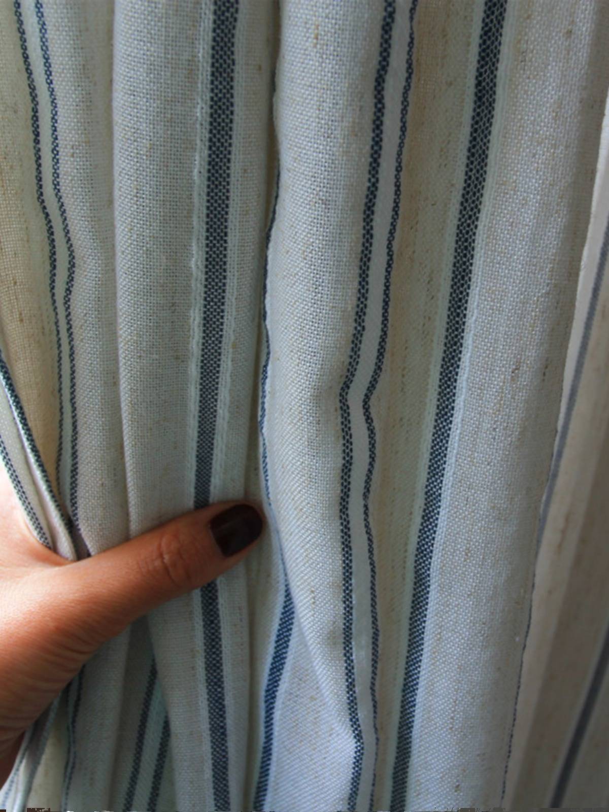 Simpling simple modern hemp curtain finished product can be customized