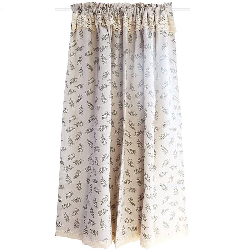 Tail cotton cotton and linen American Northern European half curtain curtain