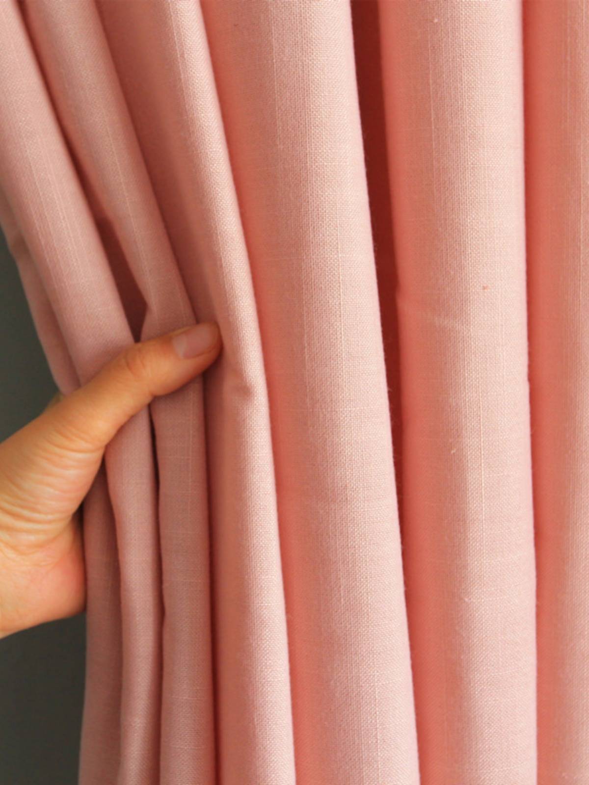 The finished curtain of the curtain can customize the hemp cloth glasses curtain