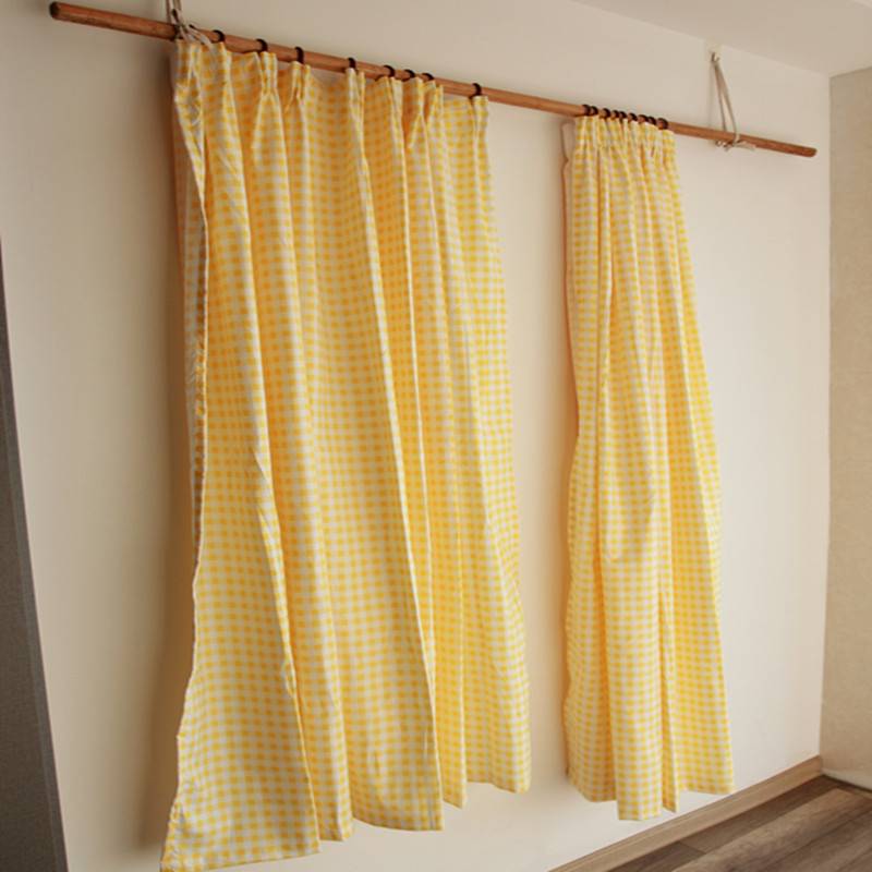 Curtain finished curtain short curtain baying window bedroom shading curtains linked to rent a house short curtain home