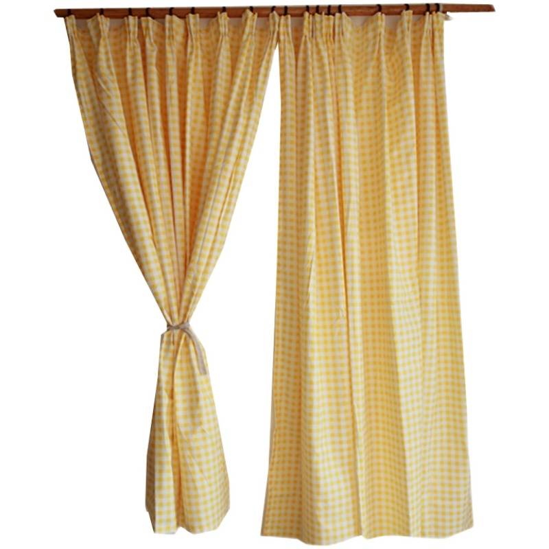 Curtain finished curtain short curtain baying window bedroom shading curtains linked to rent a house short curtain home