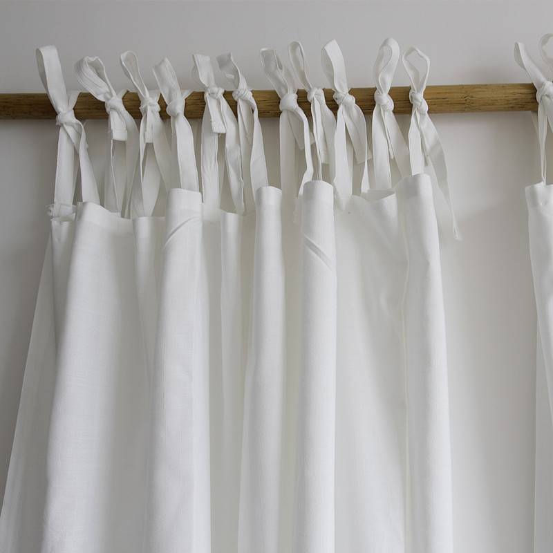 Curtain finished products simple lace white curtain short curtain anesthesia shading simple study bedroom can be customized