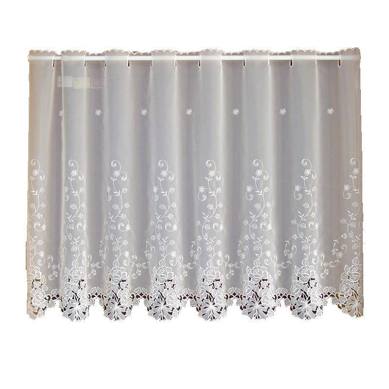 Wearing a curtain Mid curtain window curtain curtain embroidery Japanese screen curtain cloth curtain curtain finished curtain kitchen curtain coffee curtain