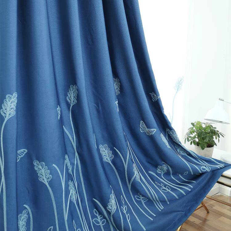Nordic -style printed restaurant children's room children's room shading curtains