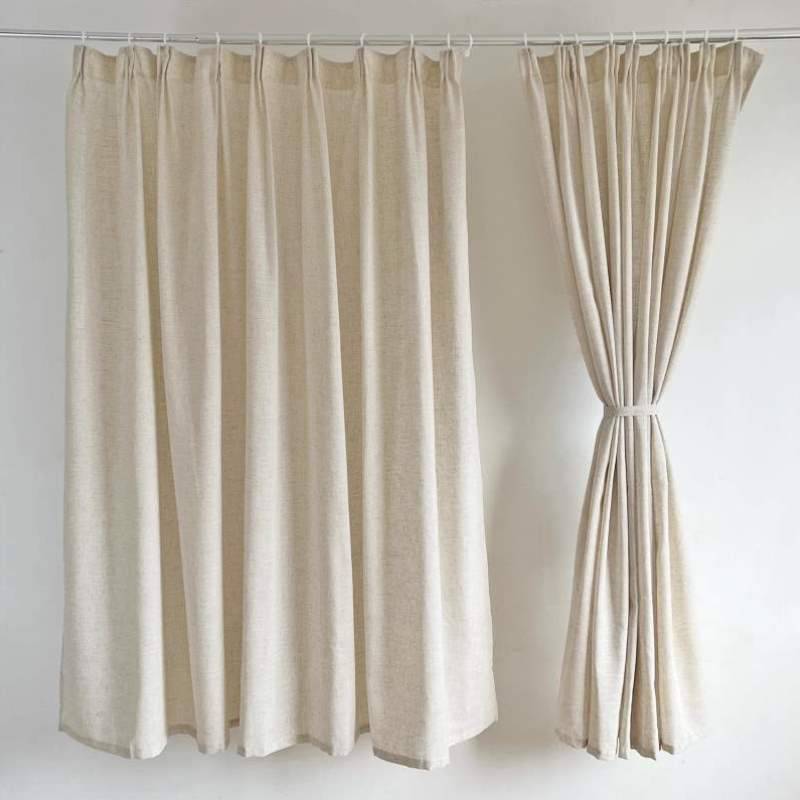 Maku Window Screen CleaRARANCE COTTON and HEMP CURTAIN#