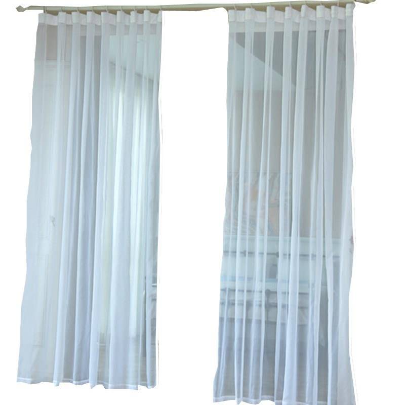 Export solid color curtain window screen hook screen curtain punching the semi -shaped light platform living room bay window finished product can be customized